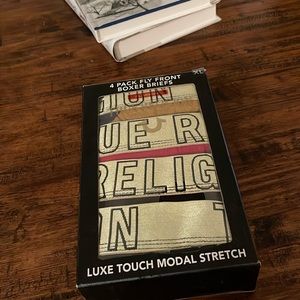 True Religion XL Fly Front MODAL Boxer Briefs 4MU515TR
